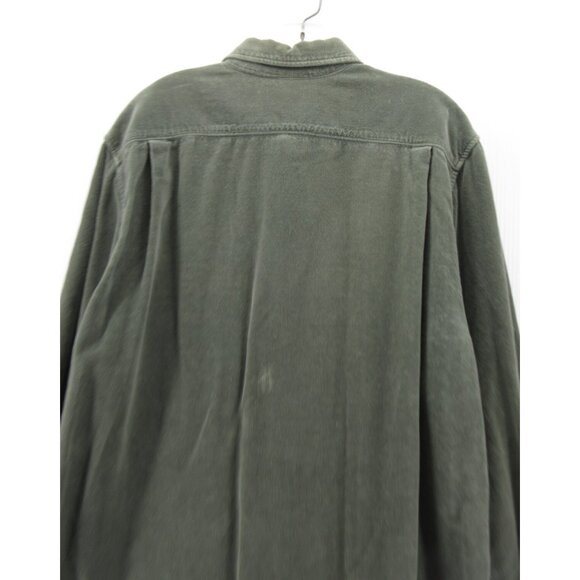 CP Shades Shirt Medium Velour Lagenlook Boho Button Up Unisex VTG * - Picture 8 of 13